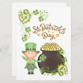 ST PATRICK ONTWERP FEESTDAGENKAART (Voorkant / Achterkant)