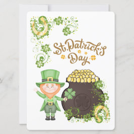 ST PATRICK ONTWERP FEESTDAGENKAART