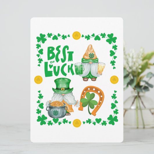 ST PATRICK ONTWERP  FEESTDAGENKAART (Staand voorkant)
