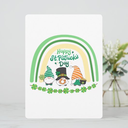 ST PATRICK ONTWERP FEESTDAGENKAART (Staand voorkant)