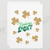 ST PATRICK ONTWERP  FEESTDAGENKAART (Voorkant / Achterkant)