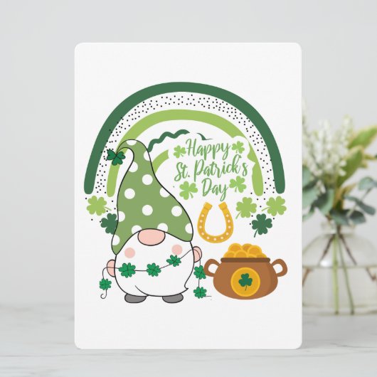 ST PATRICK ONTWERP FEESTDAGENKAART (Staand voorkant)