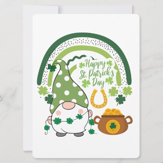 ST PATRICK ONTWERP FEESTDAGENKAART (Voorkant)