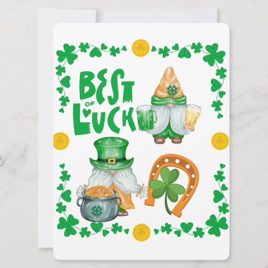 ST PATRICK ONTWERP FEESTDAGENKAART (Voorkant)