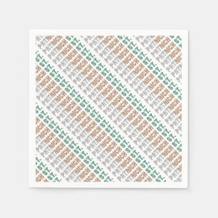 St. Patrick Paddy Party Irish Ireland Typografie Servet