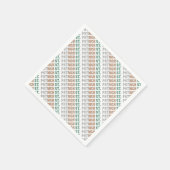 St. Patrick Paddy Party Irish Ireland Typografie Servet (Hoek)