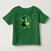 St. Patrick Paddy Pet en Shamrock T-Shirt (Voorkant)