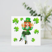 St. Patrick Party Uitnodiging (Staand voorkant)