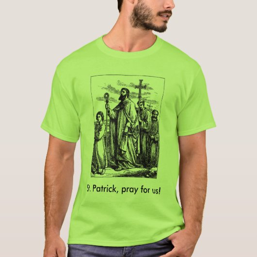 St. Patrick, Patron of Ireland Shirt (Voorkant)