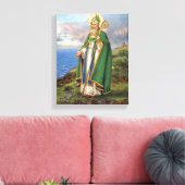 ST PATRICK, PATRON SAINT OF IERLAND. CANVAS AFDRUK (Insitu (Woonkamer))