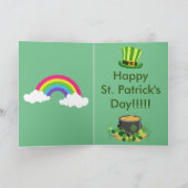 St Patrick Pot van Goud Kaart (Binnen)