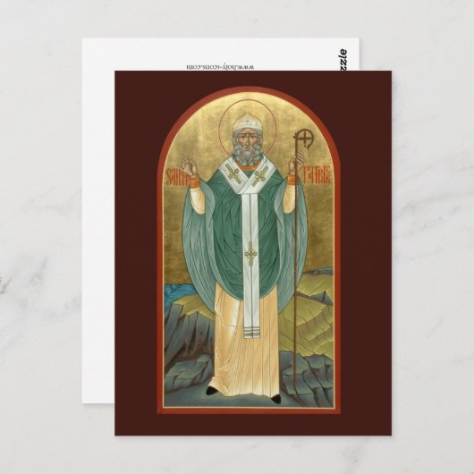 St. Patrick Prayer Card Briefkaart (Voorkant / Achterkant)