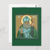 St. Patrick Prayer Card Briefkaart (Voorkant / Achterkant)