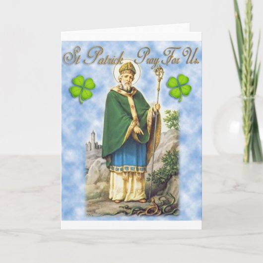 St Patrick Prayer Kaart (Voorkant)