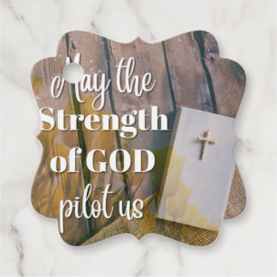 St. Patrick Prayer kan de kracht van God proefkont Bedankjes Labels