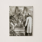 St. Patrick preaching bij Tara, van 'The Trias Thu Legpuzzel (Verticaal)