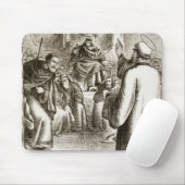 St. Patrick preaching bij Tara, van 'The Trias Thu Muismat (Met muis)