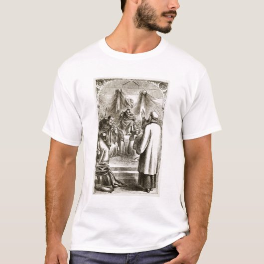 St. Patrick preaching bij Tara, van 'The Trias Thu T-shirt (Voorkant)