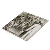 St. Patrick preaching bij Tara, van 'The Trias Thu Tegeltje (Zijkant)