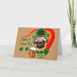 St. Patrick Pug van de Dag Kaart