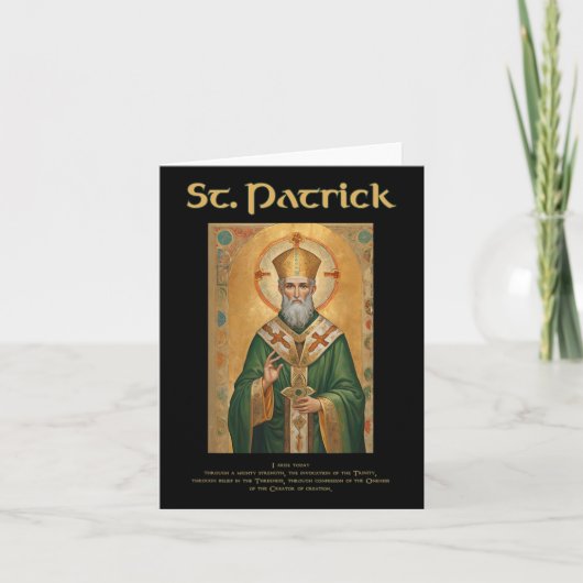 St. Patrick Rooms-Katholiek gebed Kaart (Voorkant)