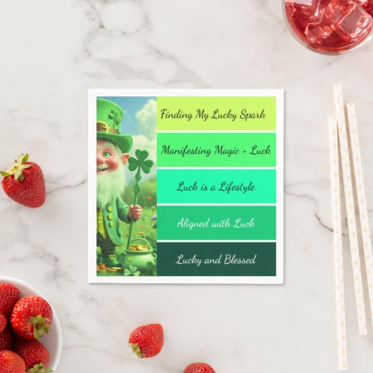 St. Patrick’s Affirmation Napkins Servet (Insitu)