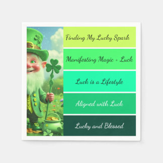 St. Patrick’s Affirmation Napkins Servet