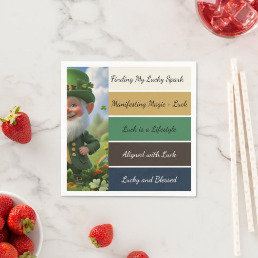 St. Patrick’s Affirmation Napkins Servet (Insitu)