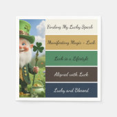 St. Patrick’s Affirmation Napkins Servet (Voorkant)