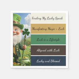 St. Patrick’s Affirmation Napkins Servet