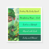 St. Patrick’s Affirmation Napkins Servet (Voorkant)