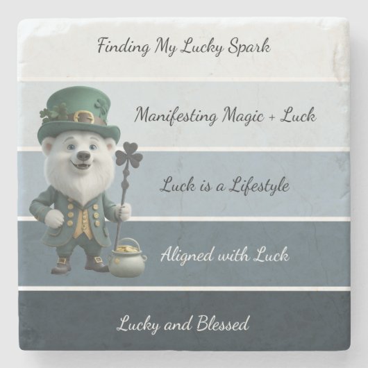 St. Patrick’s Affirmation Stenen Onderzetter (Voorkant)