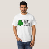 st . patrick ' s dag : ierse jongens knuffelen bet t-shirt (Voorkant volledig)