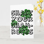 st. patrick ' s dag kaart (Gele Bloem)
