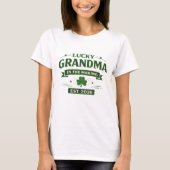 St. Patrick’s Day Baby Announcement Gift T-shirt (Voorkant)