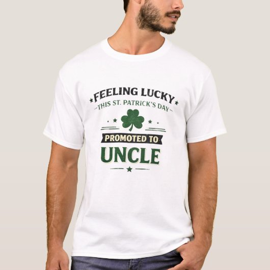 St. Patrick’s Day Baby Announcement Gift T-shirt (Voorkant)