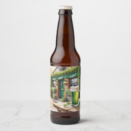 St Patrick’s Day Bar Pub Party Bier Etiket