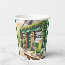 St Patrick’s Day Bar Pub Party Papieren Bekers