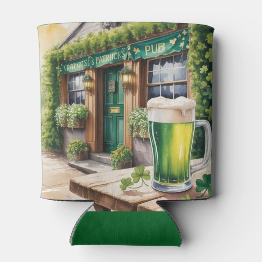 St Patrick’s Day Bar Pub Party Personalized Blikjeskoeler (Achterkant)