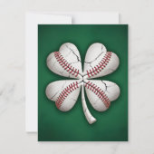 St Patrick’s Day Baseball Card Feestdagenkaart (Voorkant)