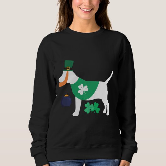 St Patrick S Day Beagle Grappig voor Hondenliefheb Trui (Voorkant)