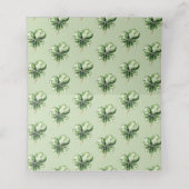 St. Patrick’s Day Bridal Shower Plaatskaartje (Binnenkant ongevouwen)