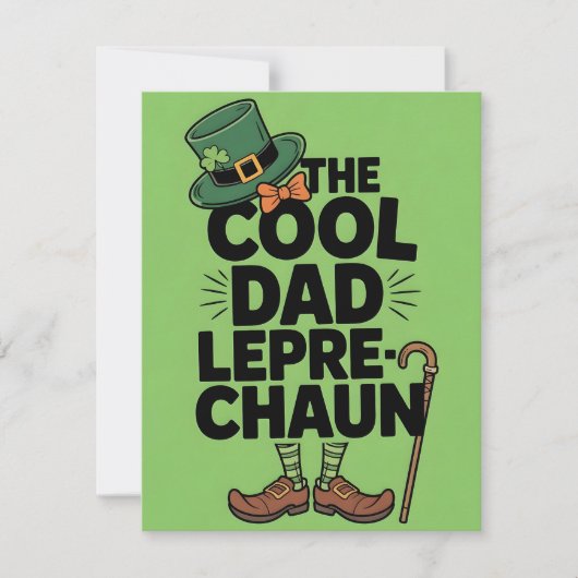 St Patrick’s Day Card for Dad Funny Feestdagenkaart (Voorkant)