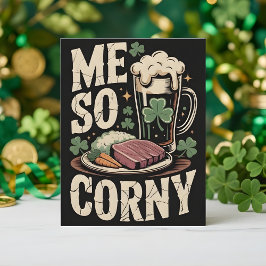 St Patrick’s Day Card Irish Dinner Humor Feestdagenkaart