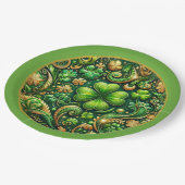 St. Patrick’s Day Clover Design  Papieren Bordje (Gekanteld)