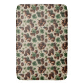 St. Patrick’s Day Coffee & Shamrock Pattern Badmat (Voorkant Verticaal)
