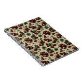 St. Patrick’s Day Coffee & Shamrock Pattern Notitieboek (Rechterzijde)