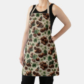 St. Patrick’s Day Coffee & Shamrock Pattern Schort (Insitu)