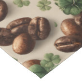 St. Patrick’s Day Coffee & Shamrock Pattern Tafelkleed (Gekanteld)