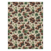 St. Patrick’s Day Coffee & Shamrock Pattern Tafelkleed (Voorkant)